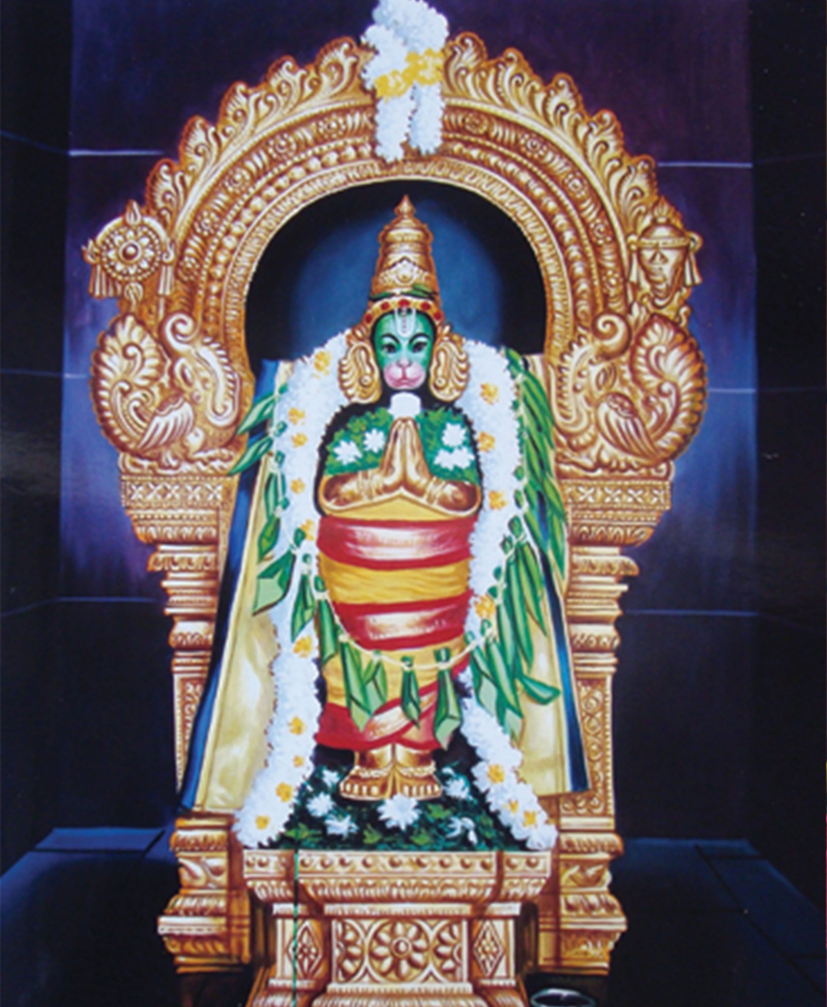 Lord Anjaneya – Thiruchembur Murugan Temple.